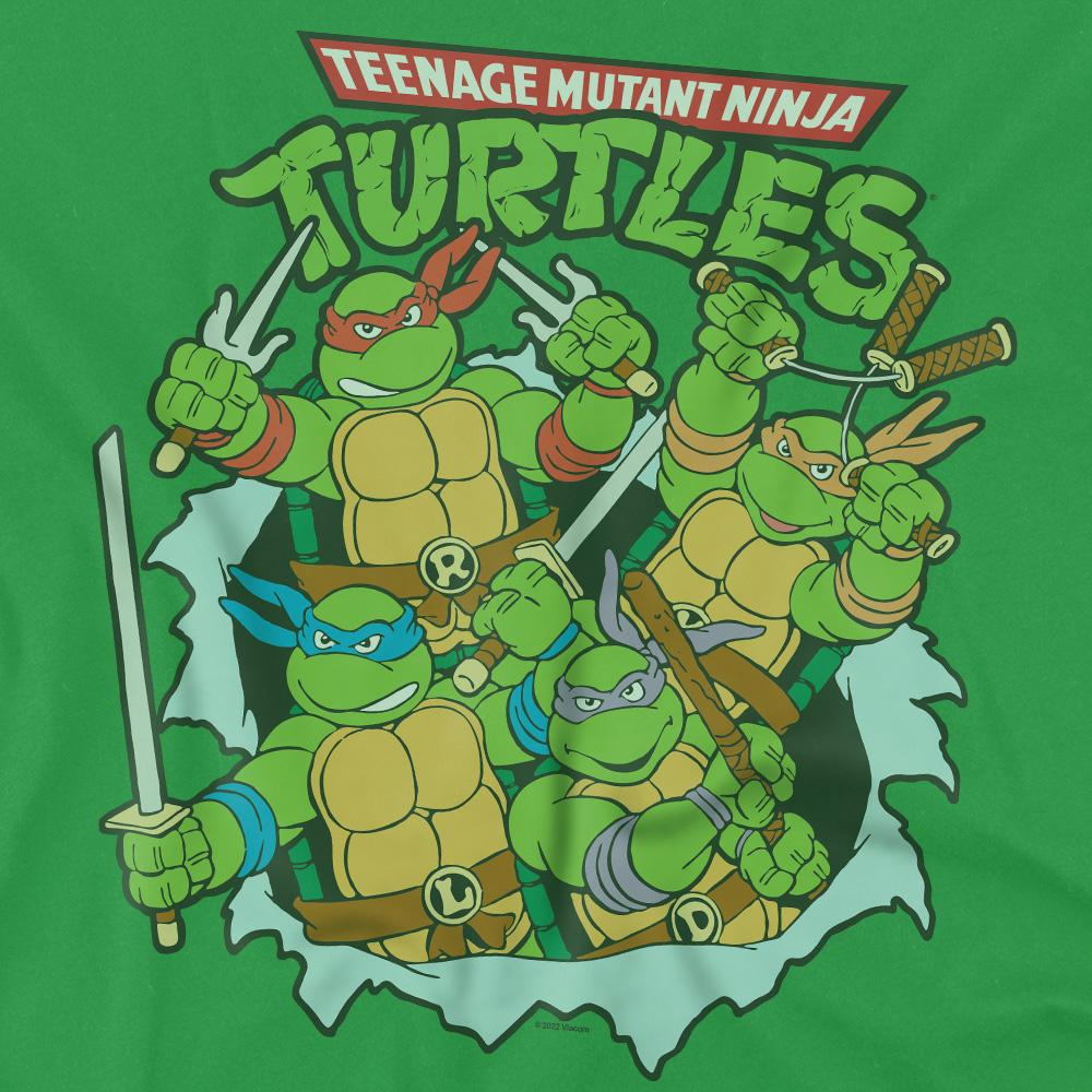 Teenage Mutant Ninja Turtles Mens Retro Group T-Shirt