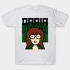 0331 Retro Sick Sad World Daria Tv Show Gift T Shirt 90s Nostalgia Cartoon Mtv Graphic Clothes 100 Cotton Y2k Clothing