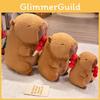 Scarf Capybara Wear Cartoon Plush Dolls Childrens Gifts Toys Home Decoration