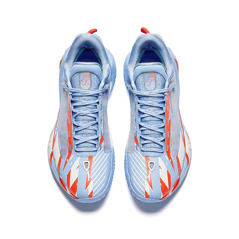 Anta Баскетбольные кроссовки GH4 Hayward 4-го поколения с технологией Nitrogen, нескользящие, износостойкие, с низким верхом, мужские, Gulf-Coating 912341103-6