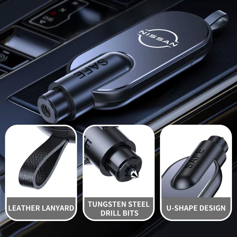 Car Safety Hammer Emergency Window Glass Breaker Rescue Tool For Nissan Sentra Altima Versa Maxima Murano Note Armada Pulsar