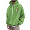 Men's Loose Printed Hooded Sweatshirt Men's Casual Fashion Sports Sweatshirt