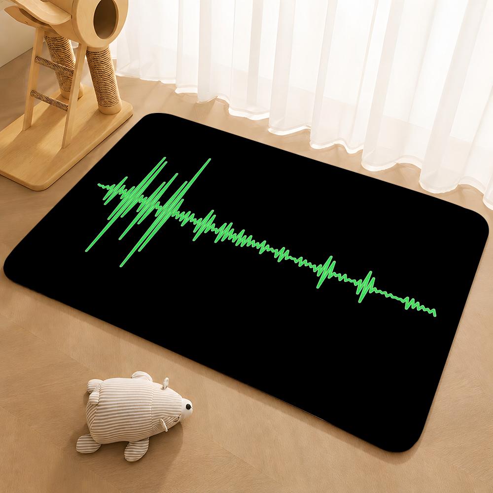 Type O Negative Anime Floor Mat Floor Mat Soft Flannel Non-Slip Door Rug for Living Room