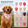 Valentine's Day Pet Clothing Love Pet Water Scarf Dog Scarf Pet Accessories Dog Scarf
