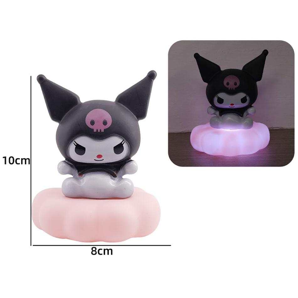 Куроми Синнаморолл Ночник Sanrio Светящаяся Детская Игрушка Прикроватная Лампа Аниме Каваи Милый Ребенок Ребенок Подарок Подарки