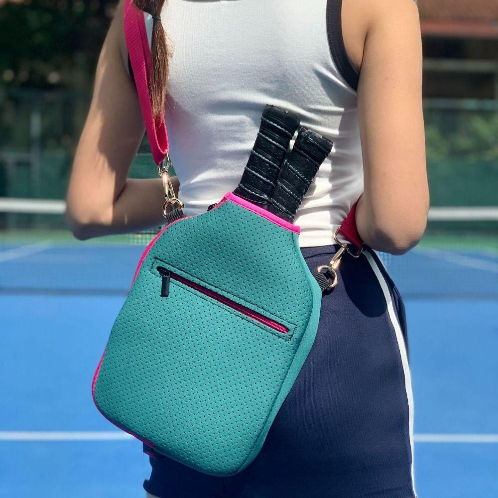 Zipper Closure Pickleball Paddle Cover Waterproof Pickleball Racket Bag Unisex