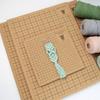 Eco-friendly Measuring Grid Crafting Wide Application Macrame Bracelet Project Wood Board Household Supplies Macrame Board