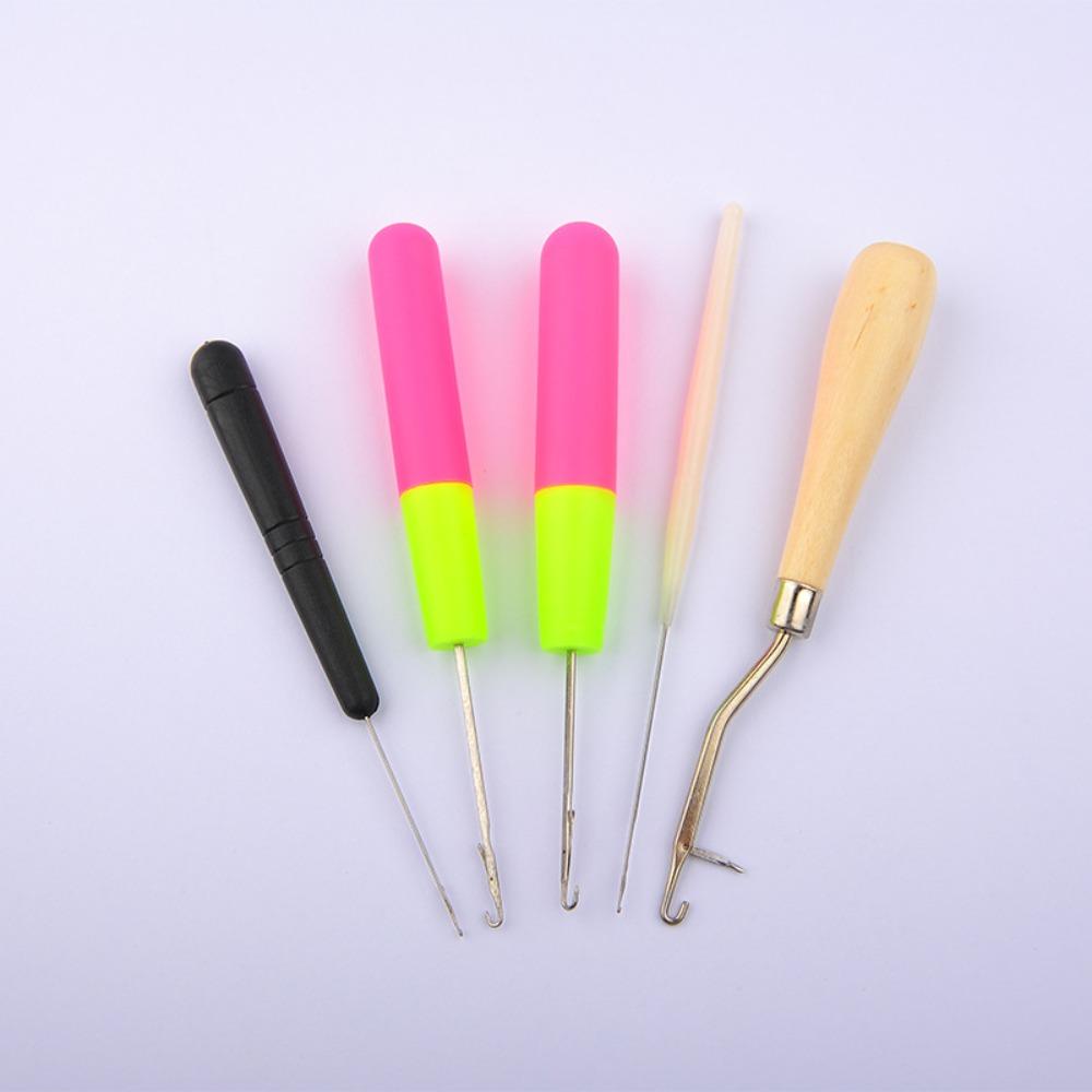 Braid Craft Hair Weave Needle Wig Making Tools Dreadlock Crochet 5 Pcs/set  Wig Crochet Needles