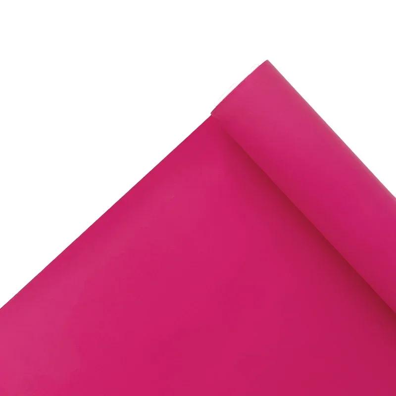 58смX11ярдов Однотонный Фарфоровый Матовый Цветочный Бумага Букет Цветов Однотонный Цветочный Лист Цветочный Материал Водонепроницаемая Упаковочная Пленка