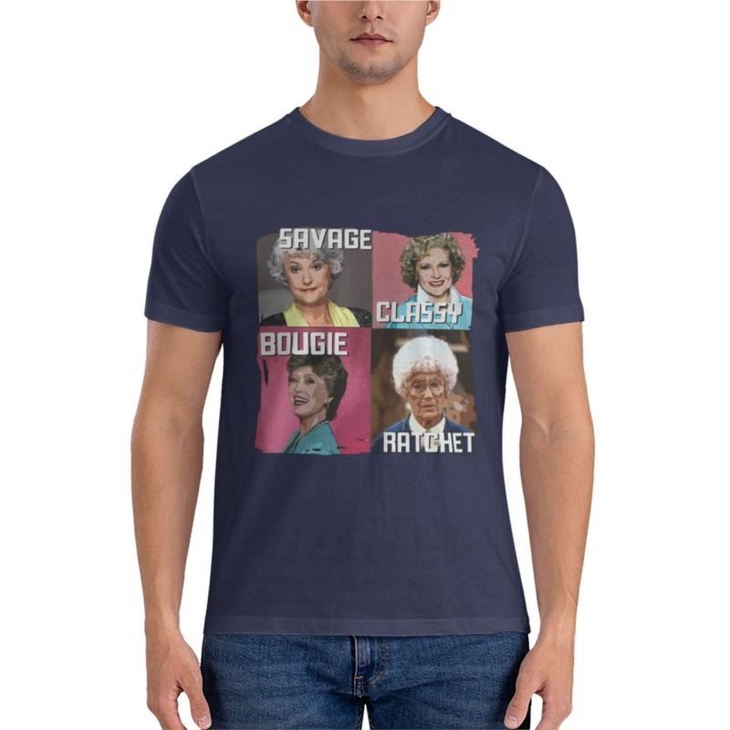 Savage Classy Bougie Ratchet The Golden Girls Classic Tshirt Boys Animal Print Shirt Animal Print Shirt For Boys