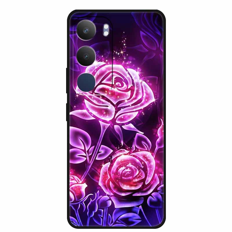 Чехол для vivo Y19s 4G, пылезащитный корпус из ТПУ, черный мягкий силиконовый чехол для vivo Y19s Pro Y 19s 4G, защитная задняя крышка телефона