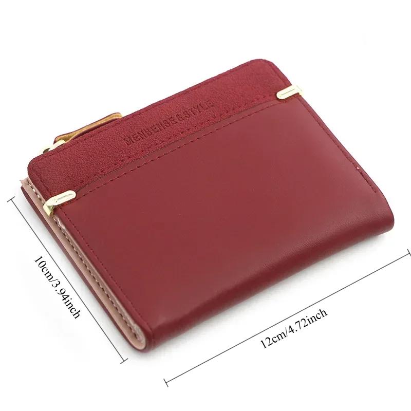 Женский кошелек короткий женский кошелек для монет модные кошельки маленький женский кошелек женский мини-клатч с застежкой для девочки