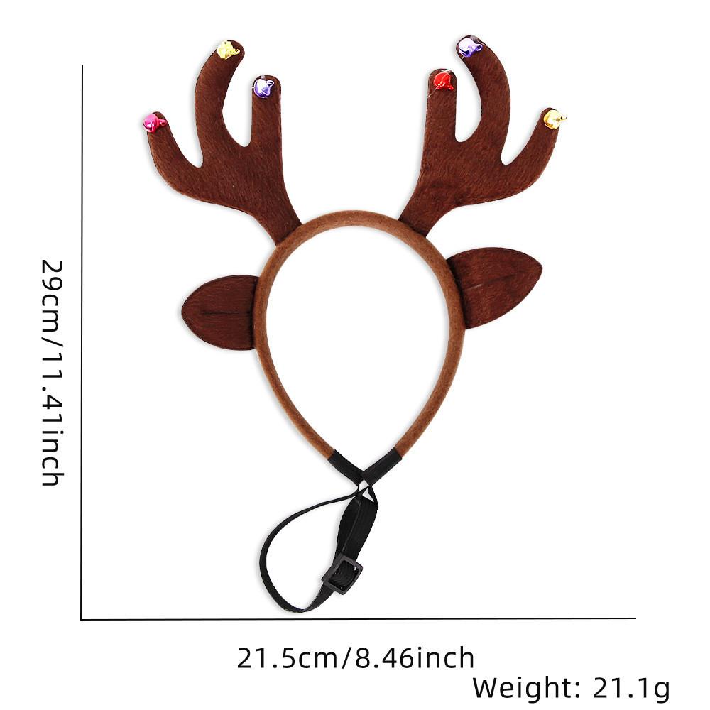 Очаровательная Рождественская Коллекция Повязок на Голову для Питомцев Ярких Праздничных Цветов для Собак