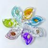 Luminous Colorful Conch Crafts Key Pendant Desktop Ornaments Decoration Diy Resin Small Accessories