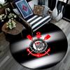 Corinthians2 Round Area Rug,Carpet Rug for Living Room Bedroom Sofa Playroom Decor,Non-slip Floor Mat