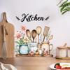 Кухонные Настенные Наклейки Декор Кухонные Цитаты Наклейки на Стену с Забавным Рисунком для Холодильника Ресторана Бара Домашние Украшения