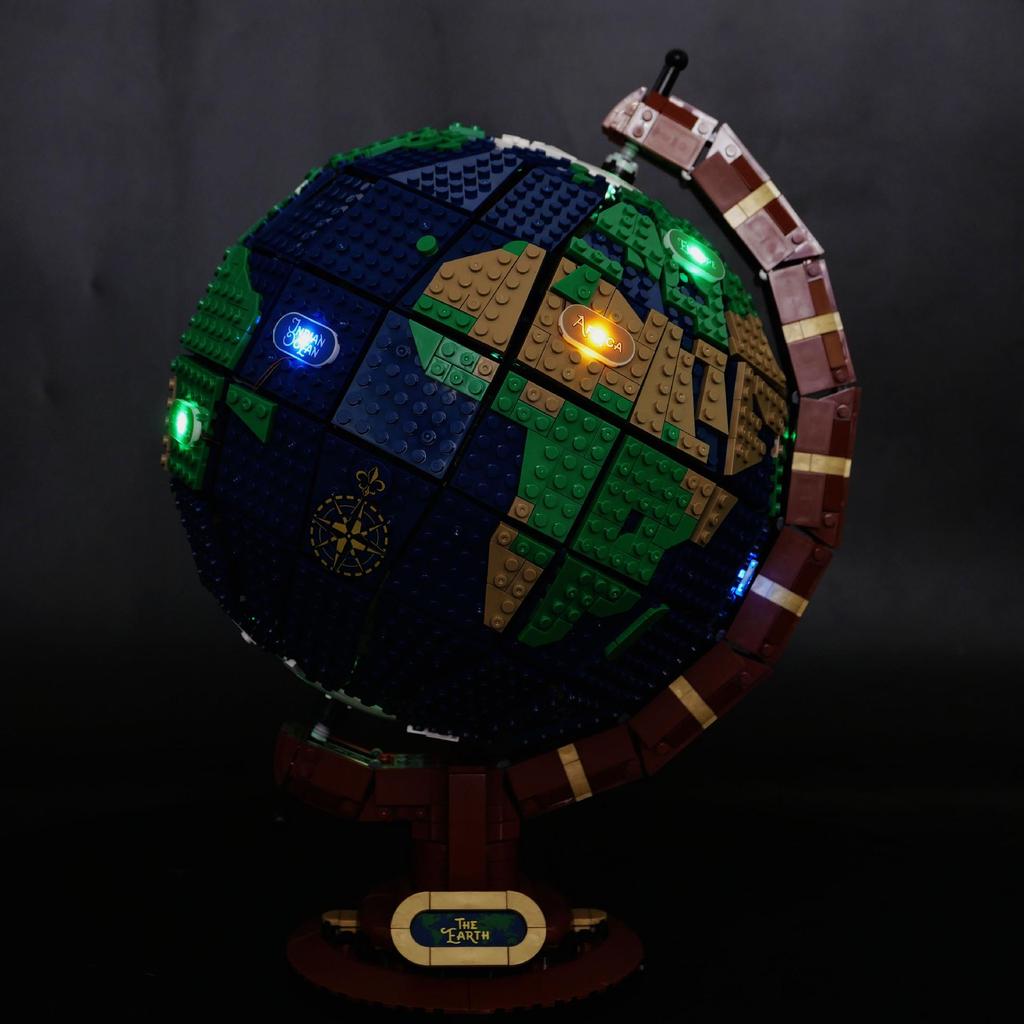 Remote Control LED Lights for Lego 21332 Creative Series Globe