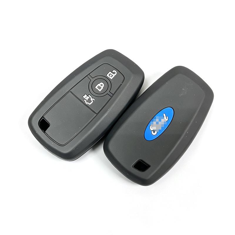 Силиконовый чехол на всю поверхность для автомобильного ключа Ford: Mondeo, Edge, Explorer, Mustang, Escape