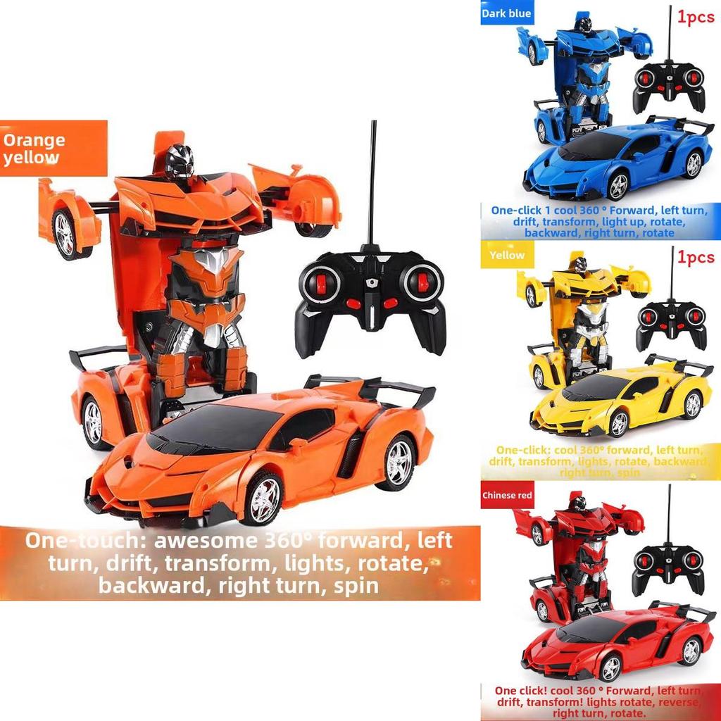 Remote Controlled Racing Car Robot Model Children Toy With Lighting Function For Young Car Enthusiasts
