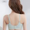 Breathable Seamless Bra: Semi-Fixed Cups, No Underwire, Side Bust Support, Integrated Lifting for Small Breasts.