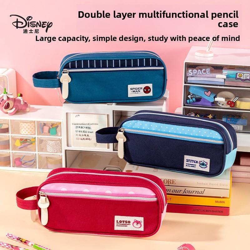 Mickey Mouse Cartoon Large Capacity Pen Bag With Durable Fabric For School Supplies And Students