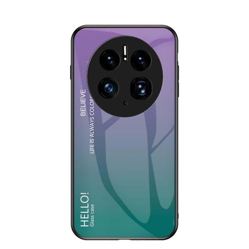 Чехол из закаленного стекла с градиентом Mate50 Pro для Huawei Mate 50 40 30 20 20X Pro Plus Mate40 Mate30 Mate20, чехлы для телефонов