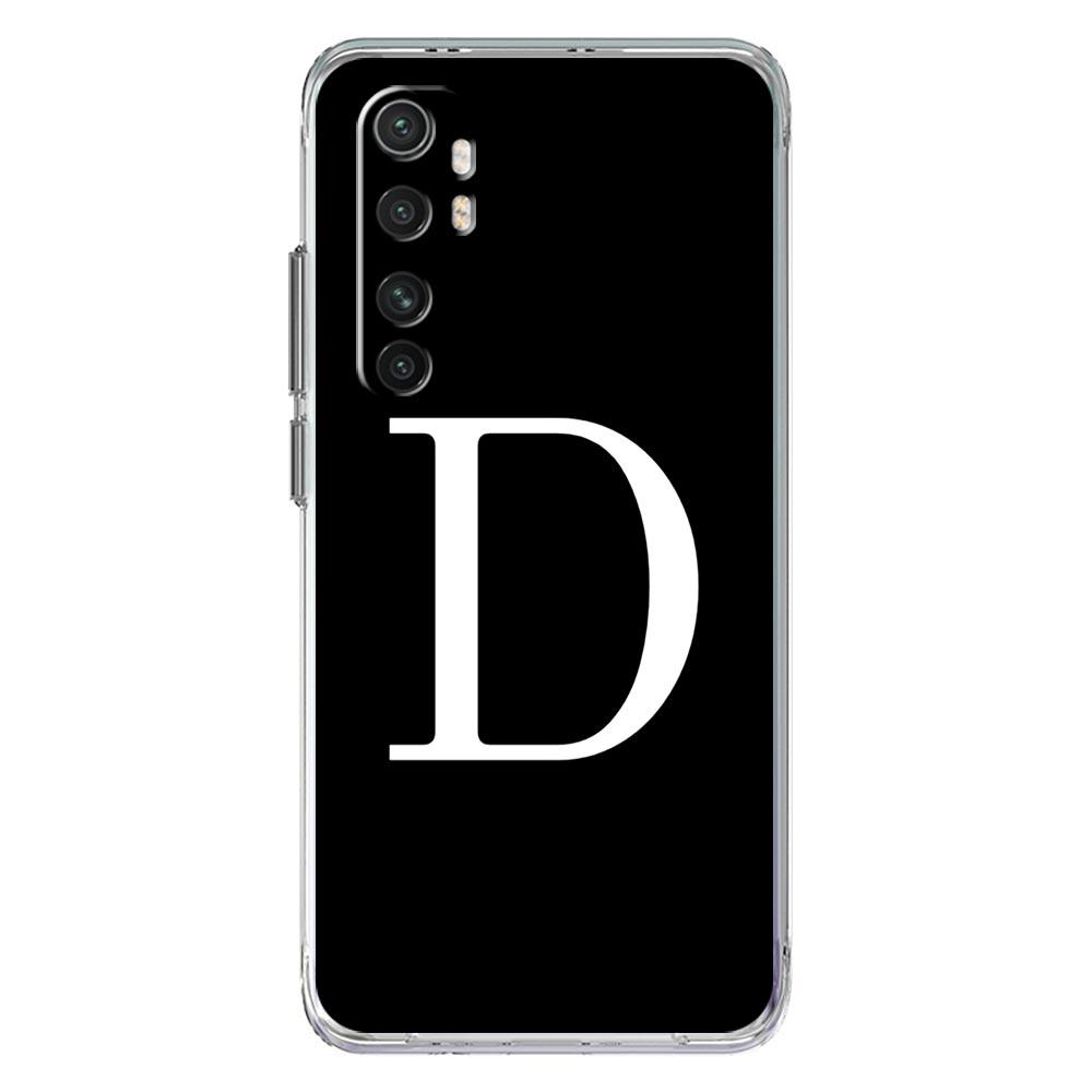 Чехол для телефона для Xiaomi Poco X6 X5 NFC X3 F6 F5 Pro F4 F3 M3 14 13T 12T 12 13 Lite 11 Mi 5G Прозрачный чехол Буква имени A Z Модный