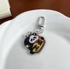 Cartoon Panda Keychain: Cute Acrylic Pendant for School Bags