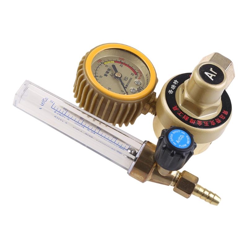 Редуктор давления аргона CO2 G5/8 "0-25 МПа Tig Расходомер Сварочный регулятор Манометр