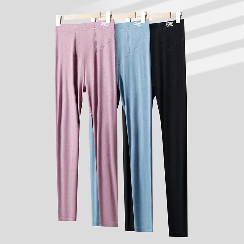 «Женские облегающие брюки из модала весна/лето 2024 г. — легкие шелковые трусы с промежностью»