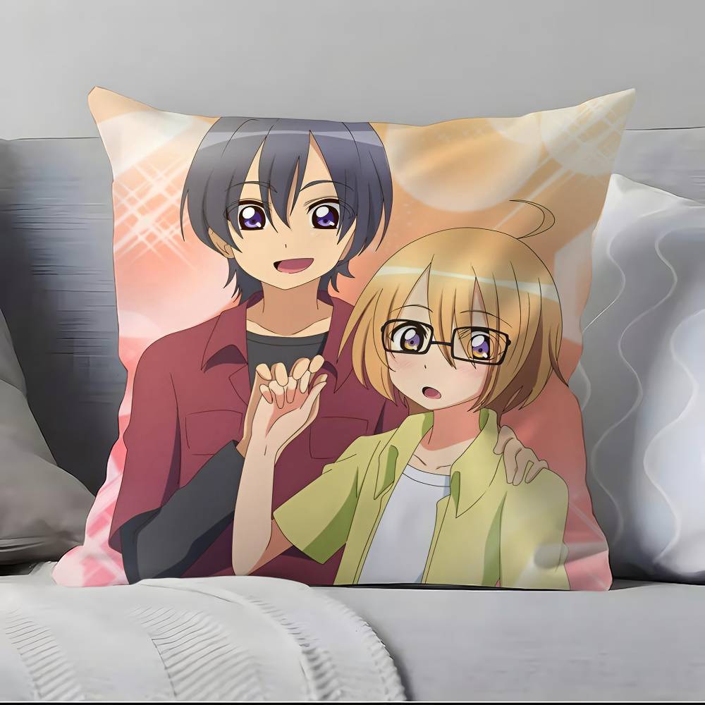 Наволочка для подушки Anime L-Love S-Stage, пылезащитная, с потайной молнией, из шелковистого короткого плюша, чехол для диванной подушки