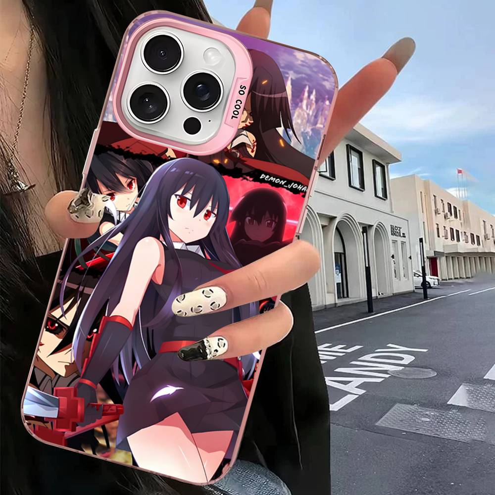 Аниме Убийца Акаме! Чехол для телефона iPhone 17 16 15 14 13 12 11 Pro MAX Матовый Ударопрочный Задняя панель Противоударный Матовый чехол