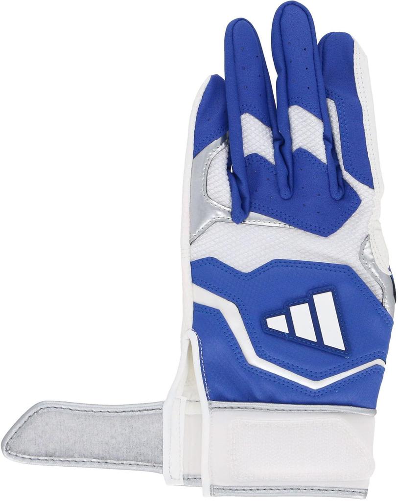 Adidas Baseball Batting 51 Blue X White LBG404 Gloves, Basic, (2311), Large,