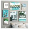 Nordic Posters And Prints Wall Art Canvas Painting Wall Pictures For Living Room Decor Sea Beach Pineapple Girl Swimming Pool