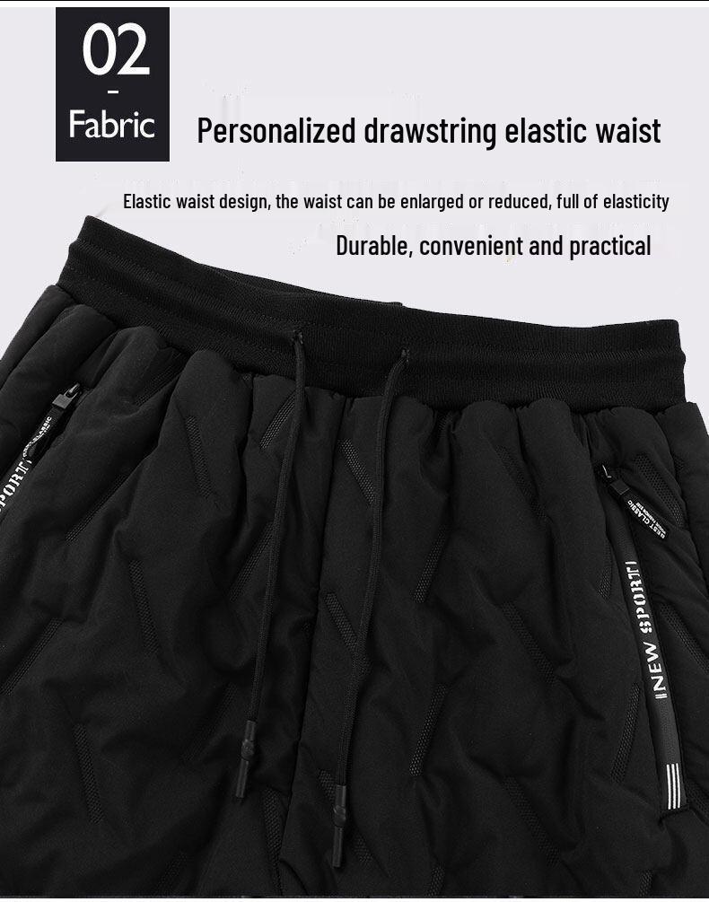 Мужские брюки из овечьей шерсти с USB-подогревом - Интеллектуальная, теплая зимняя одежда