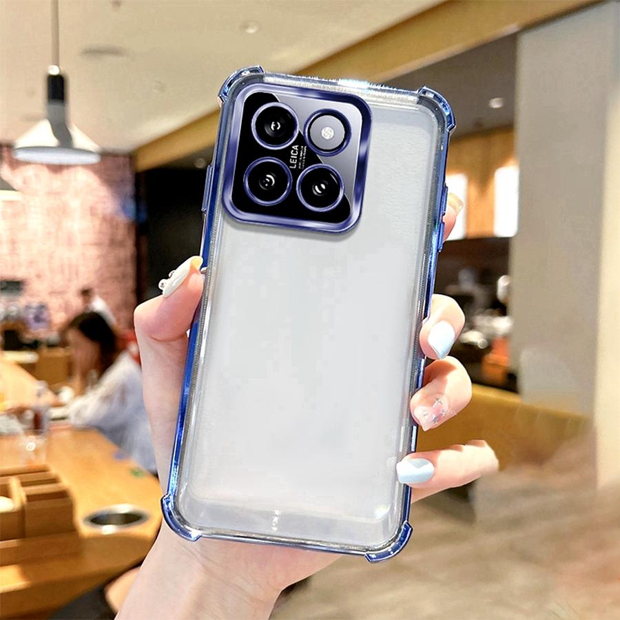 Противоударный чехол для линз с воздушной подушкой для Honor X6C X7D X9D Huawei Nova 14 Pro, силиконовая задняя крышка с покрытием, прозрачная крышка