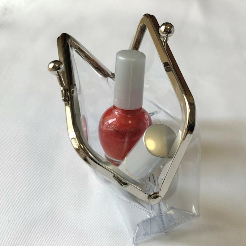 Мини-мешочки для денег Карта автобуса Зажим-«железный рот» Держатель для кредитных ID-карт Маленький Прозрачный кошелек для монет Кошелек для мелочи