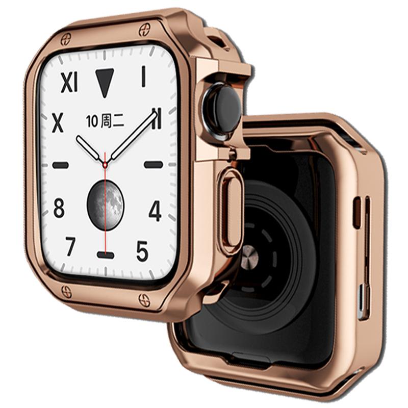 Чехол из ТПУ для Apple Watch Корпус 44 мм/40 мм 42 мм/38 мм 45 мм 41 мм бампер Защита экрана Аксессуары для корпуса iWatch Серии 6 3 SE 7 8 9