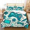Комплект домашнего текстиля 3D цифровая печать постельное белье пододеяльник наволочка набор из двух или трех предметов полиэстер геймпад тур