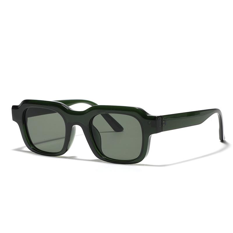 Очки Персонализированные модные солнцезащитные очки Мужские квадратные оправы Солнцезащитные очки Millennial Женские