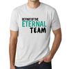 Мужская винтажная футболка Футболка с рисунком Be Part of The Eternal Team Vintage White