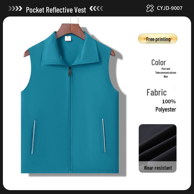 Индивидуальные жилеты волонтеров и гидов с логотипом для супермаркетов и складской деятельности