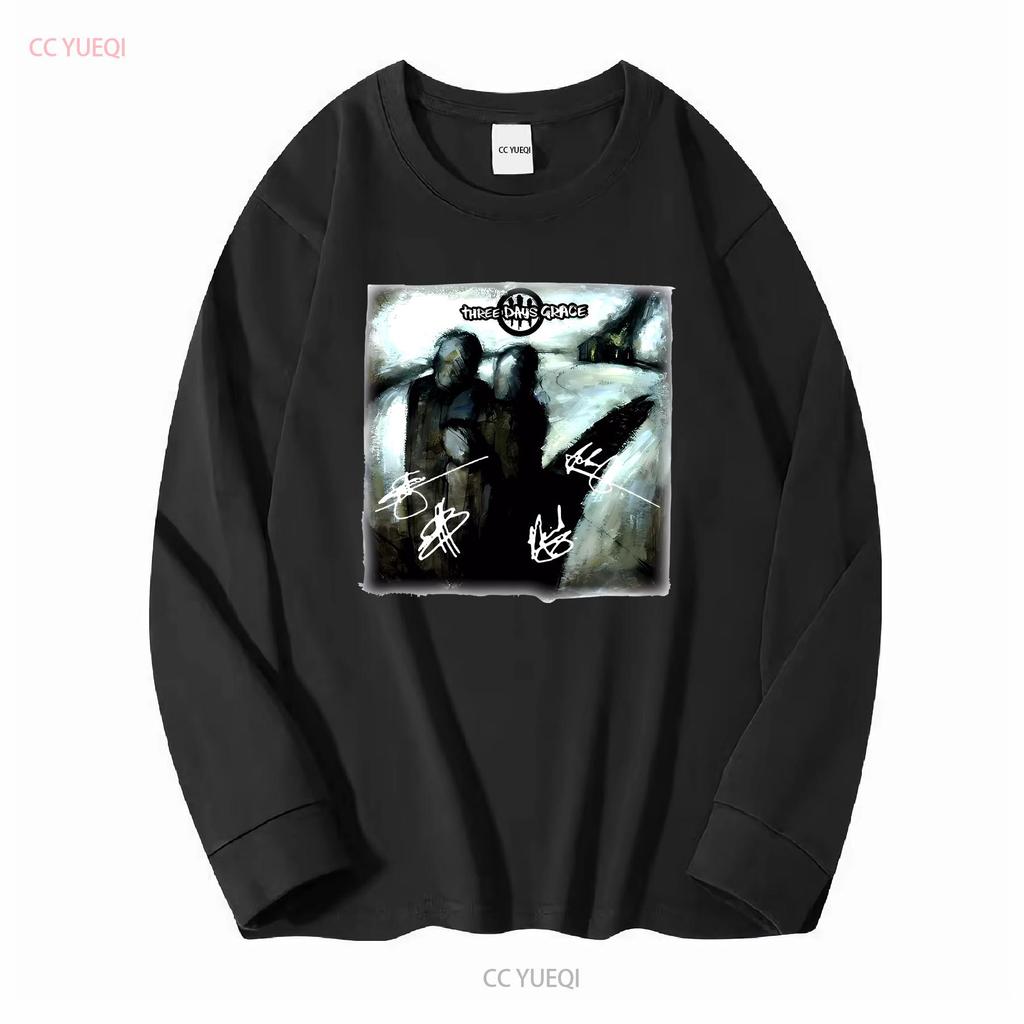 Горячая футболка Three Days Grace Хлопок Мужская S 5XL C848 длинный рукав винтажная стираная эластичная homme мода
