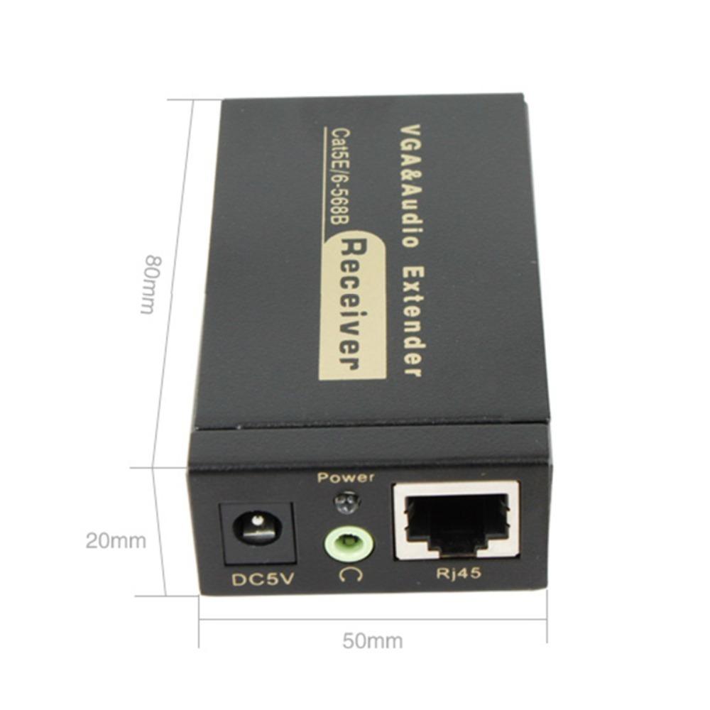 Удлинитель VGA к RJ45 VGA к RJ45 100 м для ПК/ноутбука/проектора/HDTV/монитора
