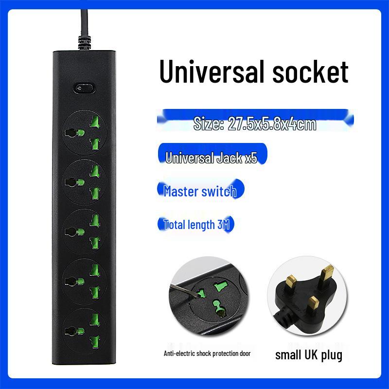 Универсальный европейский сетевой фильтр с USB, британский и немецкий стандарт, умная маленькая южноафриканская розетка