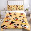 Mickey Mouse Adventures Print 3Pcs Bedding Setduvet Cover With 2 Bedropillowcase Home Birthday Gift