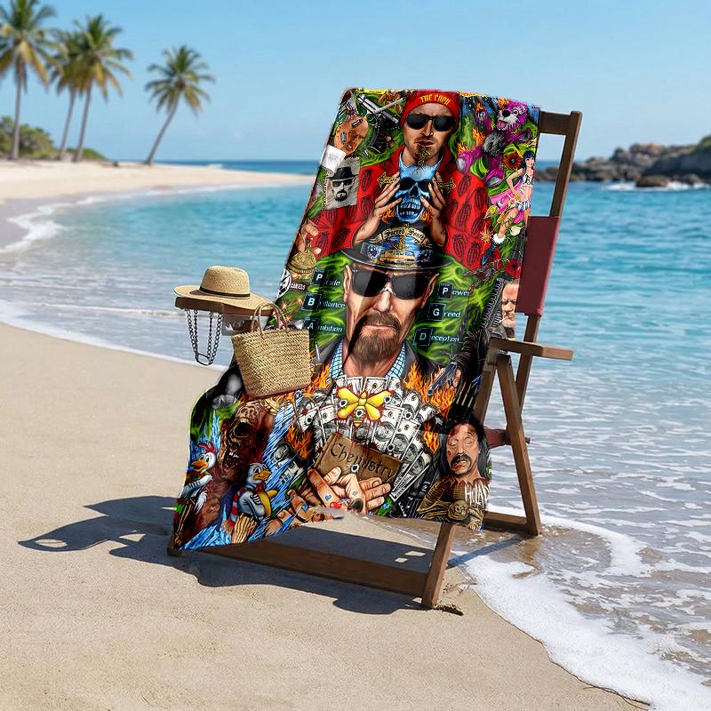 Bad Fashion Beach Towel: Ideal for Summer Adventures Soft, absorbent and quick drying suitable for swimming and bathing
