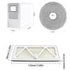 1set Filter Mop Cloth Dust Bag Side Brush Kit For DJI For ROMO S For ROMO A For ROMO P Vacuum Cleaner Household Cleaning Kit