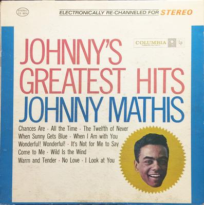 LP Пластинка ДЖОННИ МЭТИС - Величайшие хиты Джонни CS8634 COLUMBIA 1962 США Поп Б/у