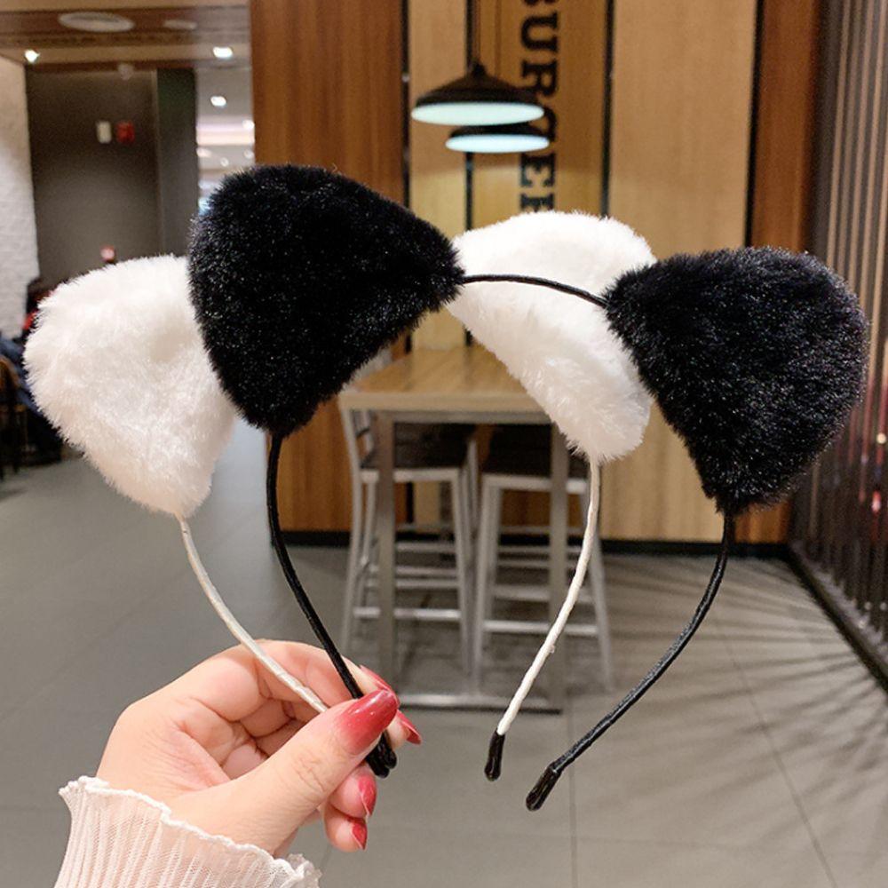 Party Bar Anime Cosplay Face Wash Plush Cute Hair Hoop Hair Band Cat Ears Headband Hair Accessories